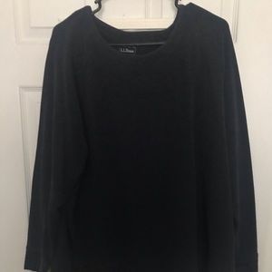 Ll bean navy sweat shirt size 2x